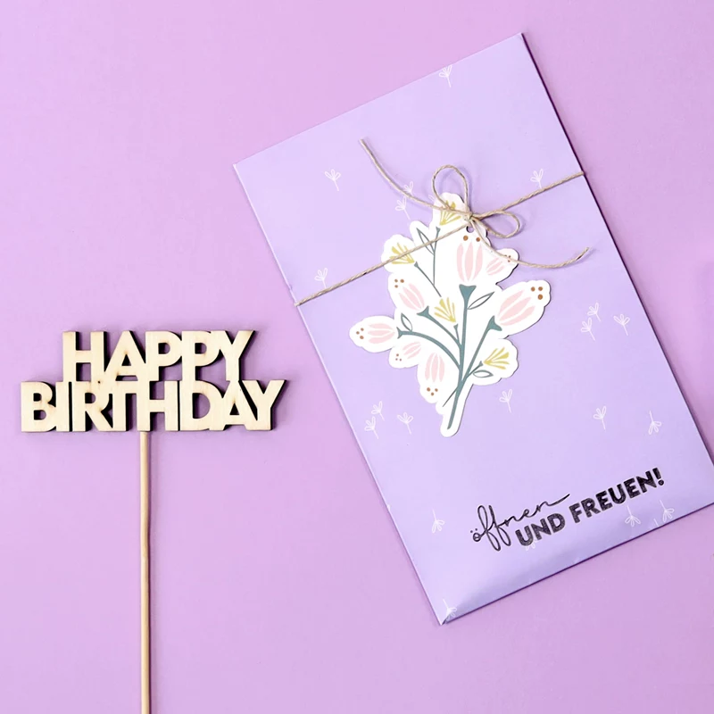 Artoz Papier-Geschenkanhänger Mehrfarbig 6 Stück (144500-262)