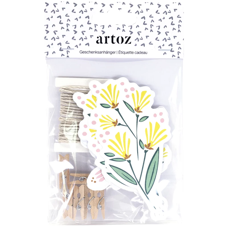 Artoz Papier-Geschenkanhänger Mehrfarbig 6 Stück (144500-262)