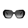 Michael Kors Damen Cat-Eye-Sonnenbrille MK2232U30058G Schwarz/Grau Gradient 54mm