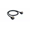 Kramer C-HM/RA2-3 High-Speed HDMI-Kabel mit Ethernet, gewinkelt zu gewinkelt, 0,9 m, Grau, 4K-Unterstützung 97-0144003