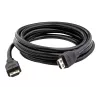 Kramer C-HMU-3 Ultra High Speed HDMI-Kabel mit Ethernet, 0,9 m, verriegelbare Stecker, Schwarz, 8K 60 Hz 97-0102003