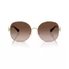 Tory Burch TY6112-334613 Damen-Sonnenbrille Butterfly Dark Havana Braun Gradient 56/16/140 mm