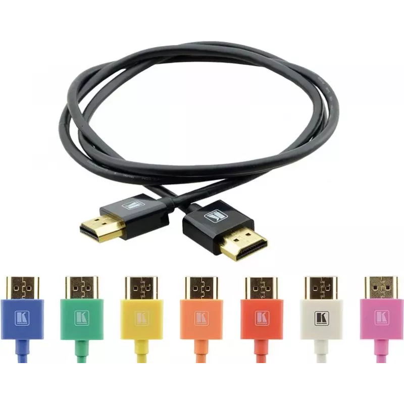 Kramer C-HM/HM/PICO/BK-5 High-Speed HDMI-Kabel mit Ethernet - 1,52 m, Schwarz 97-0132005
