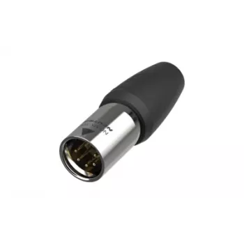 Neutrik NC5MX1-TOP 5-poliger XLR-Kabelstecker, männlich, Schwarz, IP65
