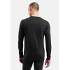 Odlo Merino 200 BL Top Crew Neck LS Base Layer Top - Schwarz - XXL