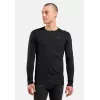 Odlo Merino 200 BL Top Crew Neck LS Base Layer Top - Schwarz - XXL