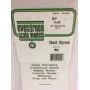 Evergreen 9010 Polystyrolplatte 300 x 150 x 0,25 mm, Weiß, 4er-Pack