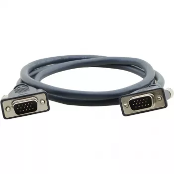 Kramer C-MGM/MGM-6 VGA-Kabel, HD-15 Stecker auf HD-15 Stecker, 1,8 m, angespritzt, Schwarz 92-7201006