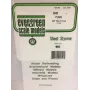 Evergreen Polystyrolplatte 300 mm x 150 mm x 1,00 mm, 2er-Pack, Weiß 9040