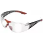 Honeywell AIDC 1035641 Schutzbrille Klare Gläser, Roter Rahmen