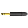 Neutrik NP3XX-AU-0 1/4 inch TRS Klinkenstecker mit vergoldeten Kontakten