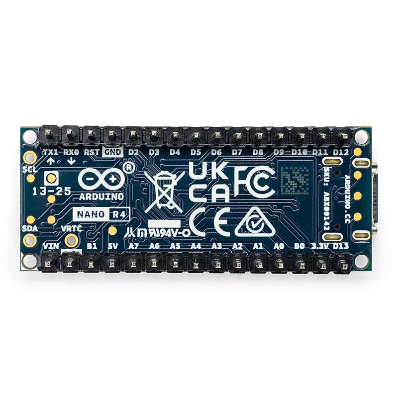 Arduino Nano R4 H - R4 RA4M1 mit Stiftleiste (ABX00143)