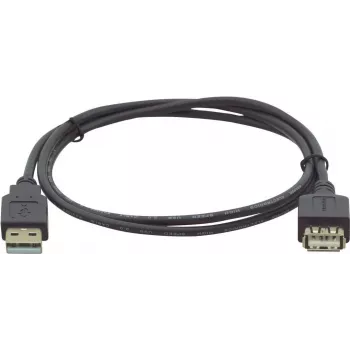 Kramer Electronics C-USB/AAE-10 USB 2.0 Kabel, USB-A Stecker zu USB-A Stecker, 3 m, Weiß 96-02121010