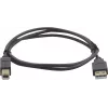 Kramer Electronics 0,9m USB 2.0 Kabel USB-A Stecker auf USB-B Stecker Schwarz (96-0215003)