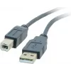 Kramer Electronics 0,9m USB 2.0 Kabel USB-A Stecker auf USB-B Stecker Schwarz (96-0215003)