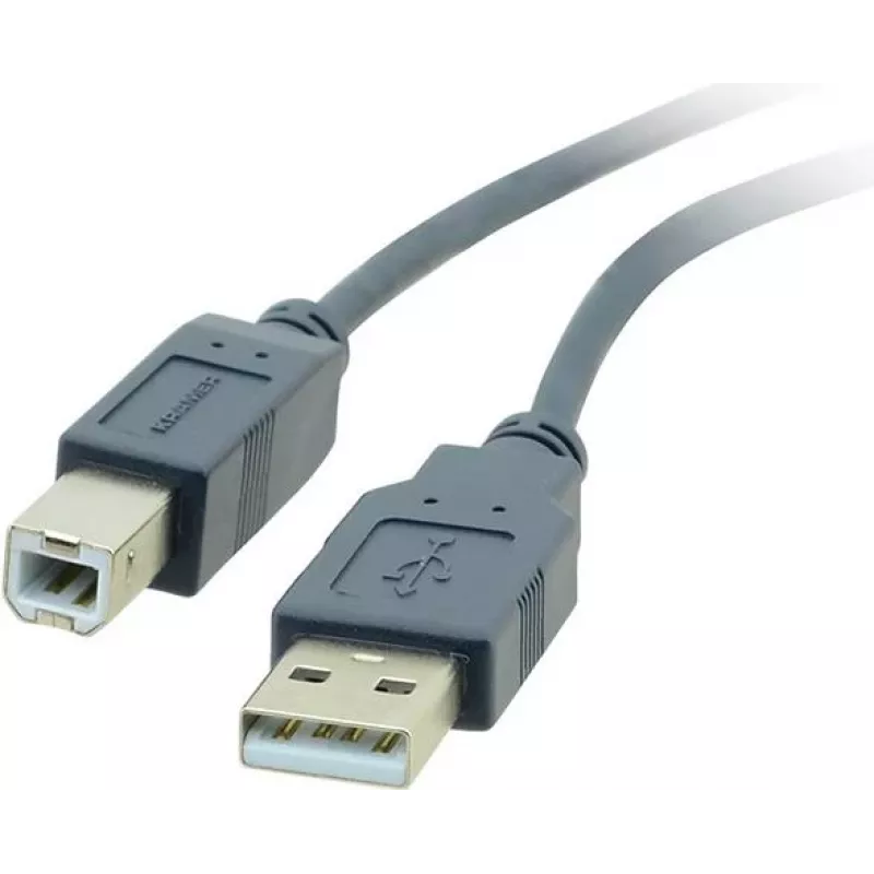 Kramer Electronics 0,9m USB 2.0 Kabel USB-A Stecker auf USB-B Stecker Schwarz (96-0215003)