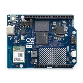 Arduino Uno Q ABX00162 Entwicklungsboard, 2 GB / 16 GB eMMC, 4 x 2,0 GHz