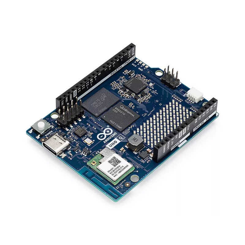 Arduino Uno Q ABX00162 Entwicklungsboard, 2 GB / 16 GB eMMC, 4 x 2,0 GHz
