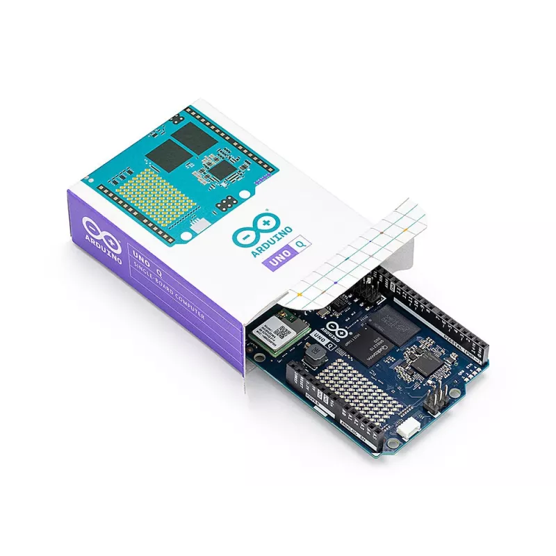 Arduino Uno Q ABX00162 Entwicklungsboard, 2 GB / 16 GB eMMC, 4 x 2,0 GHz