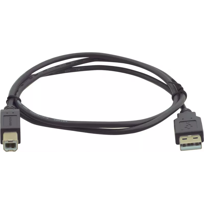 Kramer Electronics USB 2.0 Kabel A auf B 1,8 m Schwarz 96-0215006
