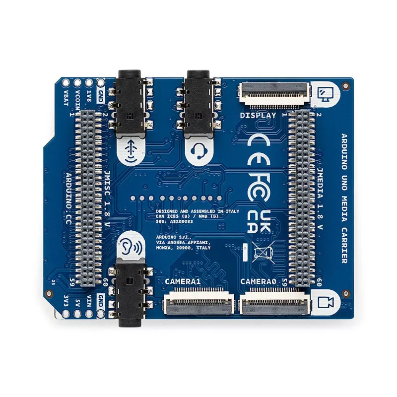 Arduino UNO Media Carrier Entwicklungsboard ASX00083