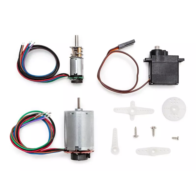 Arduino AKX00033 Motor für Engineering Kit R2 - 12V Bürsten-DC-Motor, 6000 U/min, D-Schaft