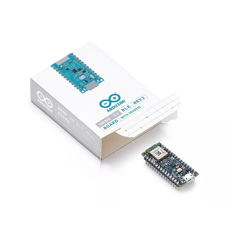 Arduino Nano 33 BLE Rev2 mit Headern - ABX00072