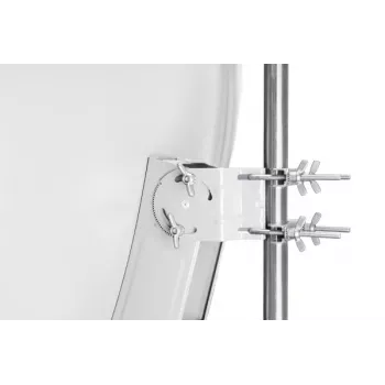 AXING SAA 85-01N Aluminium-Satellitenantenne 85 cm, Hellgrau SAA08501N