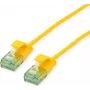 ROLINE RM UTP Patchkabel Cat.6A/Class EA SLIM Gelb 1,5m 21.45.3424