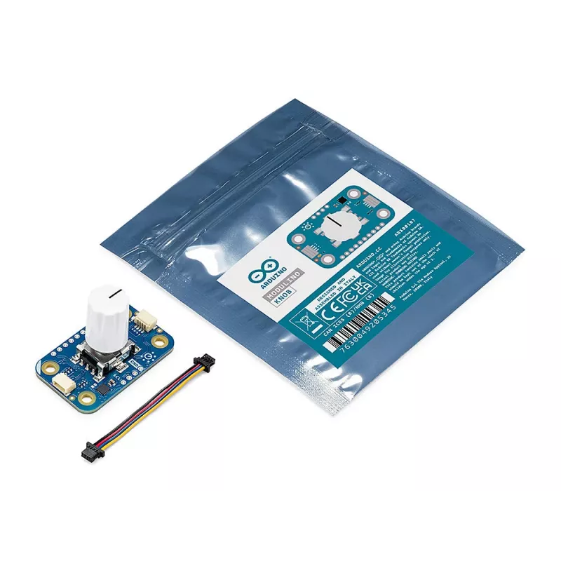Arduino ABX00107 Modulino Knob Drehgeber-Modul mit Drucktaster