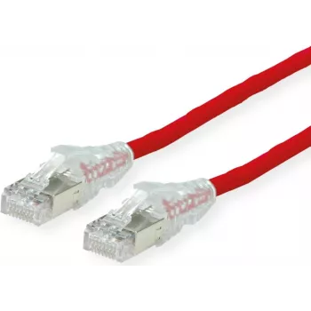 Dätwyler CAT 6a SFTP PiMF LSZH Patchkabel, RJ-45 Stecker auf RJ-45 Stecker, 15 m, Rot, 10 Gbps, 500 MHz, Snagless 21.05.0616
