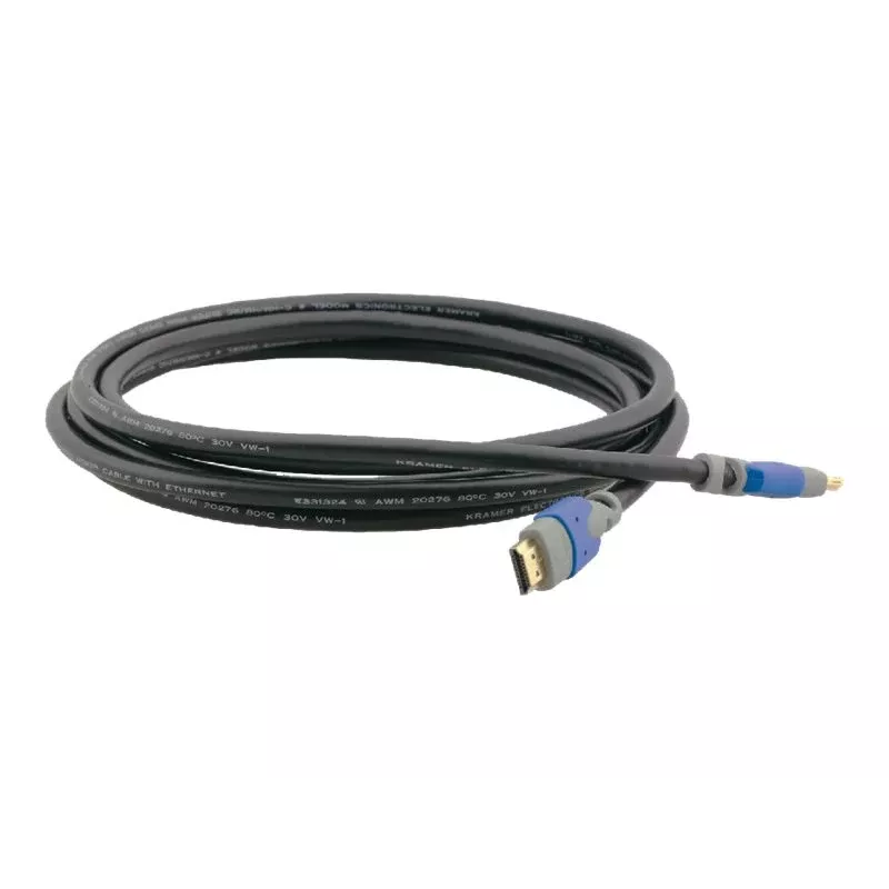 Kramer C-HM/HM/PRO-65 HDMI-Kabel mit Ethernet - 19,8m (65 ft), 4K@60Hz, HDMI 2.0, Schwarz 97-01114065