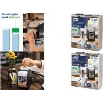 Tork Xpressnap Fit weiße Spenderservietten, 2-lagig, für Spendersystem N14 (15830)