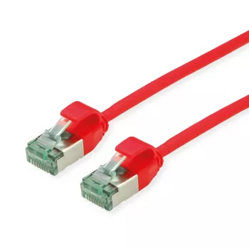 ROLINE RM U/FTP Patchkabel Cat.6A/Class EA Slim Rot 0,15m 21.45.3310