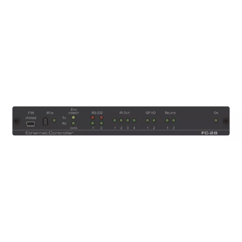 Kramer FC-28 Steuerungs-Gateway, 10 Anschlüsse, Ethernet, RS-232, IR, Digitale E/A, Analogeingang 30-80392090