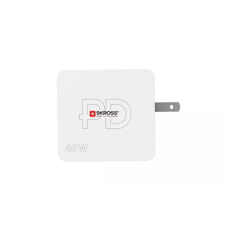 SKROSS Multipower Combo+ US 48W USB-Wandladegerät mit USB-C PD und 3 USB-A-Anschlüssen SKKT000348WPDUSCCN
