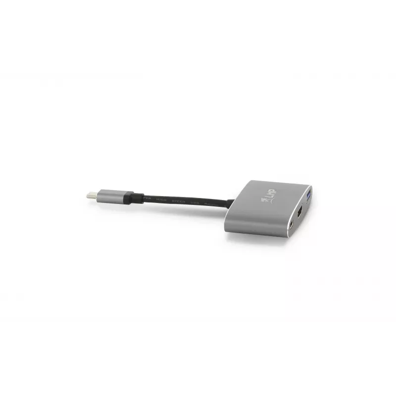 LMP USB-C Combo Hub - HDMI, 3x USB-A, USB-C PD 60W, 5Gbps, Space Grey Aluminium für MacBook 12 inch