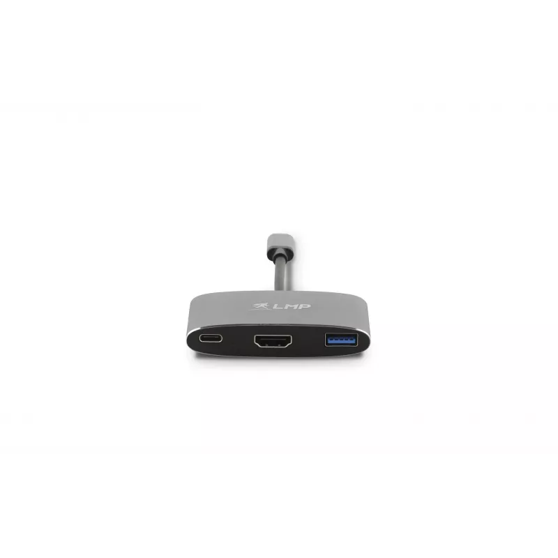 LMP USB-C Combo Hub - HDMI, 3x USB-A, USB-C PD 60W, 5Gbps, Space Grey Aluminium für MacBook 12 inch