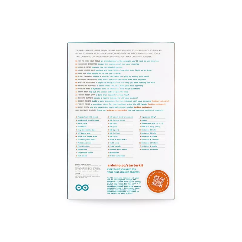 Arduino K000007_R4 Kit Starter Rev 4 Bildung (K000007_R4)