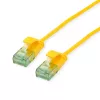 ROLINE RM UTP Patchkabel Cat.6A/Class EA Slim Gelb 0,15m 21.45.3420