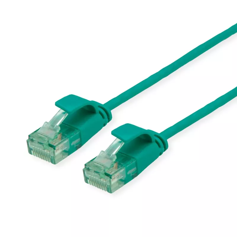 ROLINE RM UTP Patchkabel Cat.6A/Class EA Slim Grün 0,3m 21.45.3431