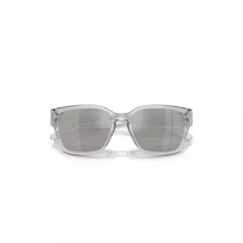 Arnette AN4325-28586G Unisex rechteckige Sonnenbrille, mattschwarzes Gestell, dunkelgraue Gläser, 54-19-145 mm