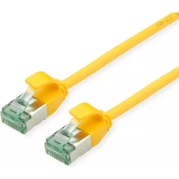 ROLINE RM U/FTP Patchkabel Cat.6A Class EA Slim Gelb 1,5m 21.45.3324