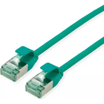 ROLINE RM U/FTP Patchkabel Cat.6A Class EA Slim Grün 0,3m 21.45.3331