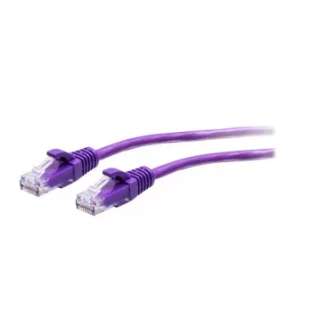 C2G 0,3m Cat6a Slim Ethernet Patchkabel U/UTP RJ-45 lila 28 AWG