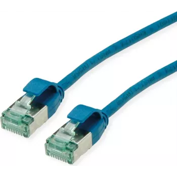 ROLINE RM U/FTP Patchkabel Cat.6A/Class EA SLIM Blau 0,15m - FTP (21.45.3340)