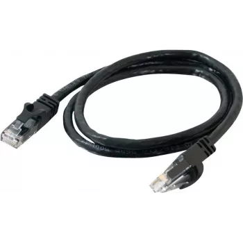 Cables2Go 0,5m Cat6 UTP Ethernet Patchkabel, Schwarz, Snagless, PVC-Mantel 83405