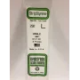 Evergreen 292 Polystyrol-L-Profil 350 x 2 x 2 mm, 4 Stück, Weiß