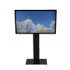 HI-ND MOUNTS HI-ND Bodenständer Glas Universal 49-65 Zoll LCD-Display Bodenständer - Schwarz (RAL 9005) FS0000-5001-02