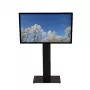 HI-ND MOUNTS HI-ND Bodenständer Glas Universal 49-65 Zoll LCD-Display Bodenständer - Schwarz (RAL 9005) FS0000-5001-02